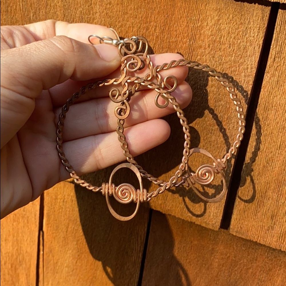 Copper Hoops! - Picture 4 of 4